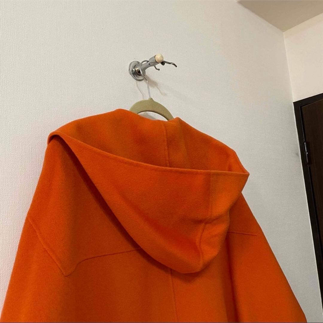 ルシェルブルー Hooded Over Coat オレンジ