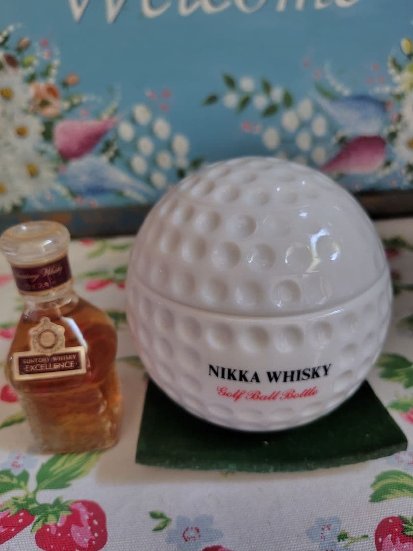 ニッカウヰスキー ゴルフボールボトル サントリー　ウイスキー ミニボトル