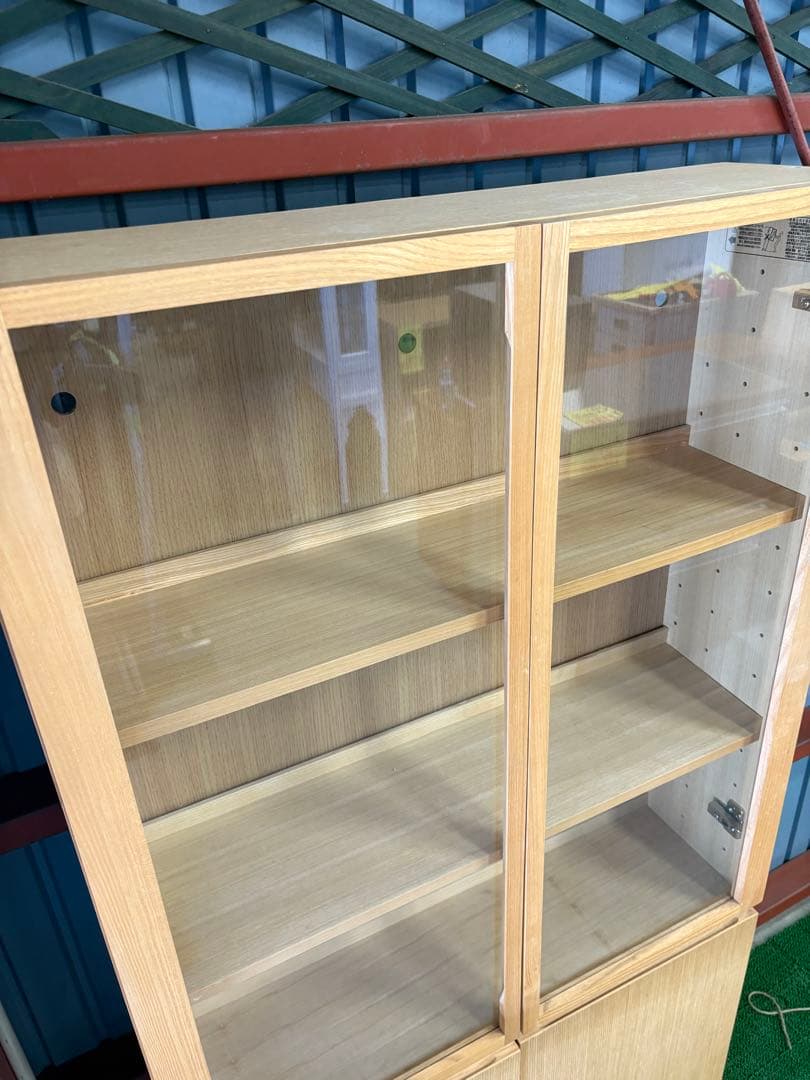 無印良品/良品計画　組み合わせてつかえる木製収納シェルフ　キャビネット　奥行23