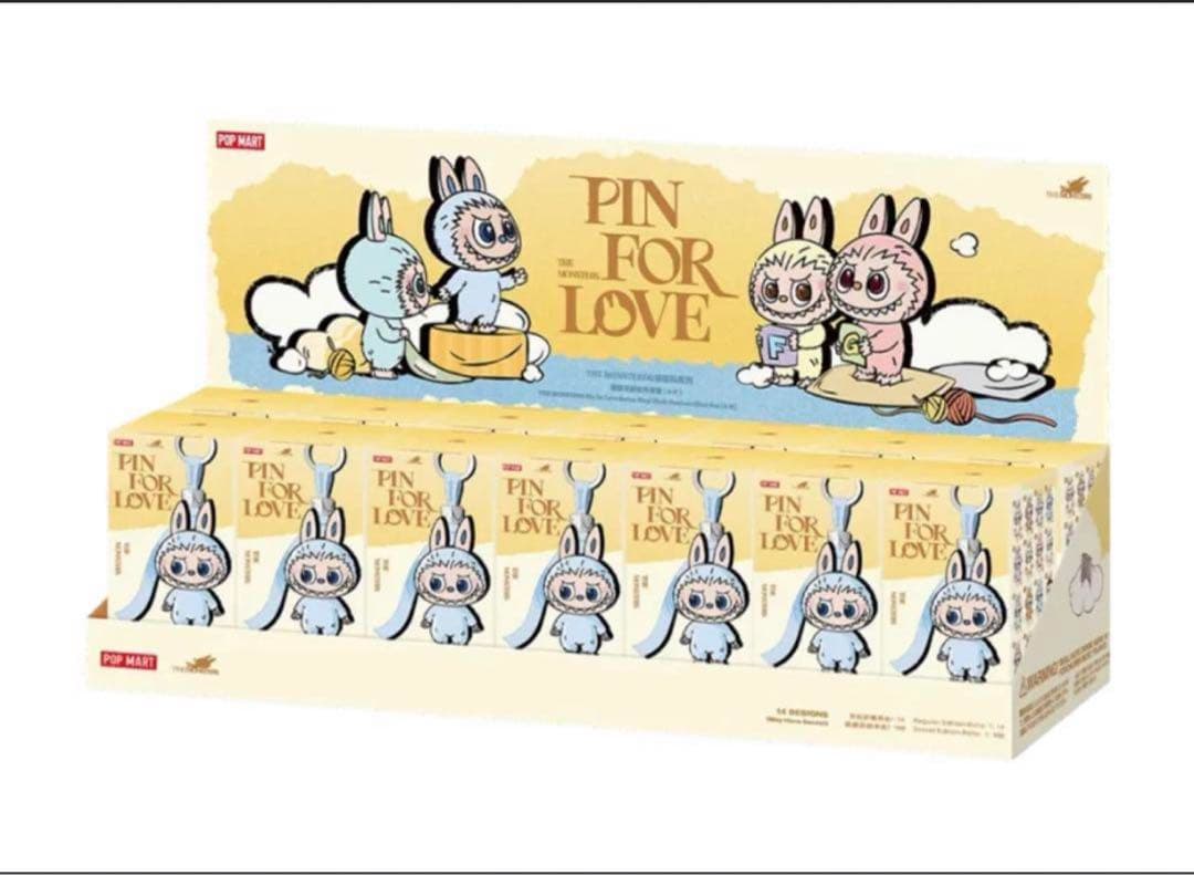 ポップマート ザ モンスターズピン フォー ラブ シリーズ ぬいぐるみ　1box