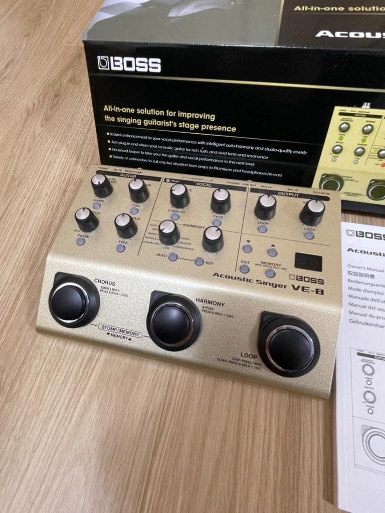 【極美品】BOSS VE-8 Acoustic Singer 弾き語り 箱説付