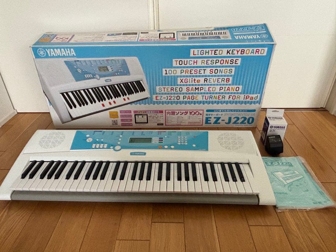 【美品】YAMAHA EZ-J220 電子キーボード