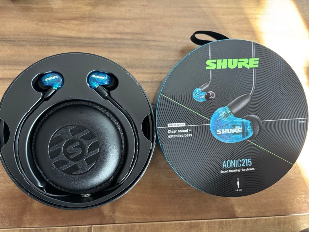 SHURE イヤホン AONIC 215 有線 マイク付き