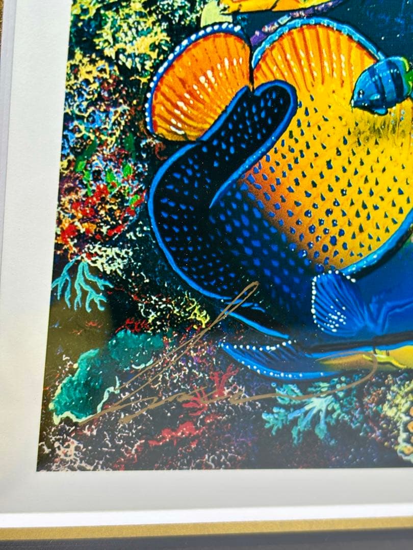 #クリスチャン・リース・ラッセン 『レインボーシー』20/200直筆サイン入り