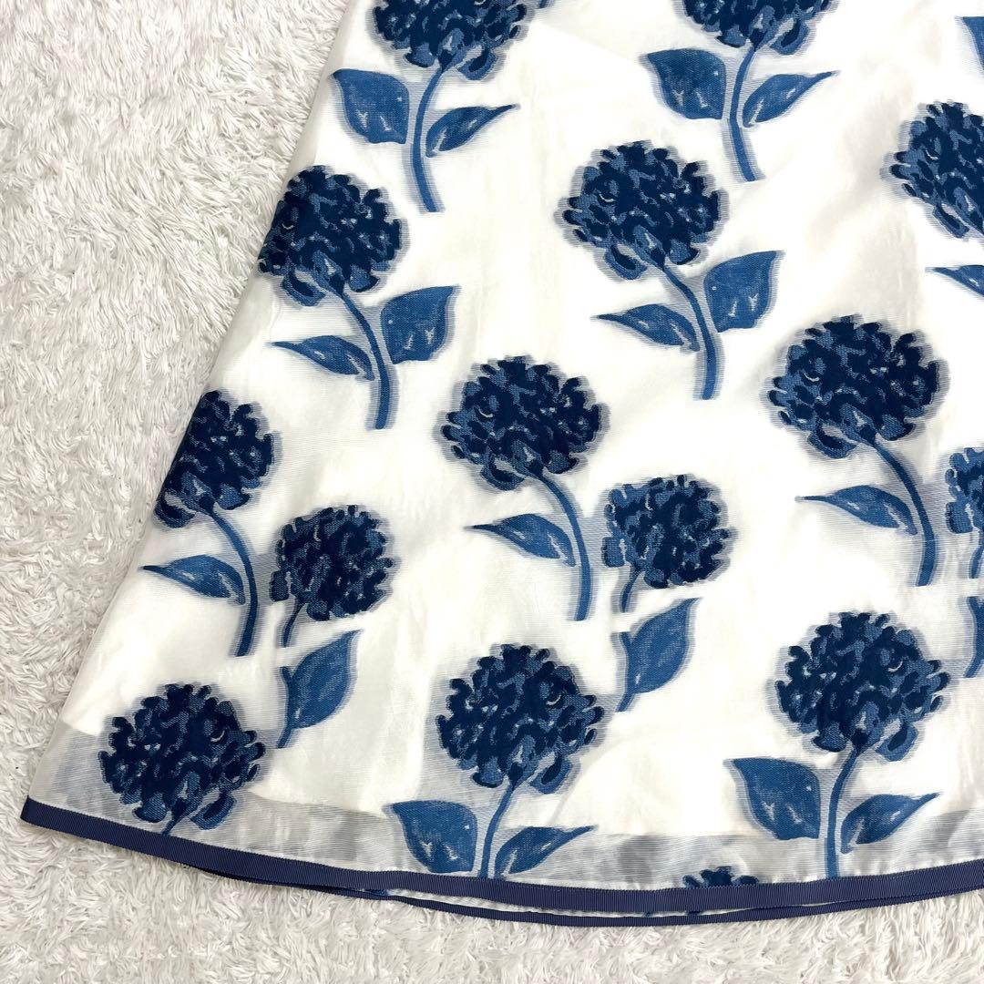 ✨新品タグ付✨エムズグレイシー フレアスカート 花柄 総柄