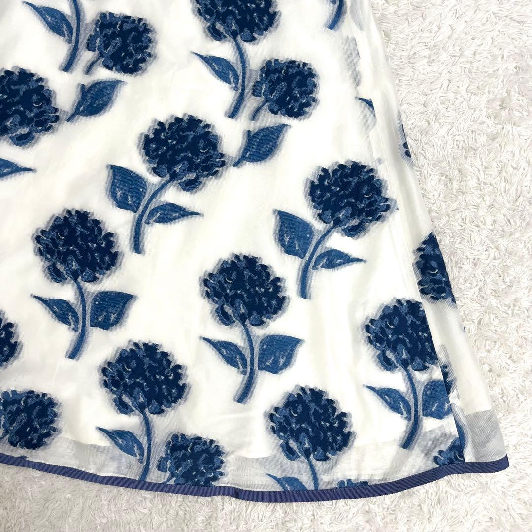 ✨新品タグ付✨エムズグレイシー フレアスカート 花柄 総柄