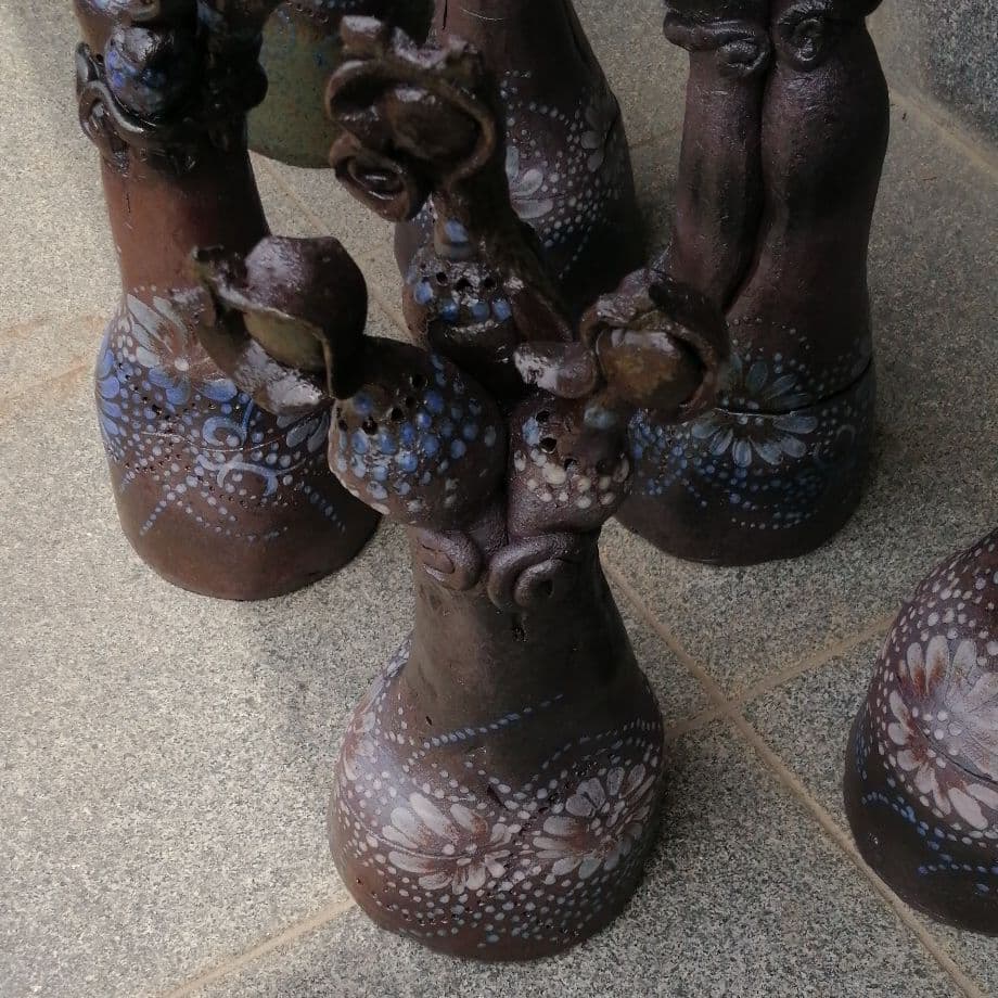 作家物　陶器オブジェ　7つセット