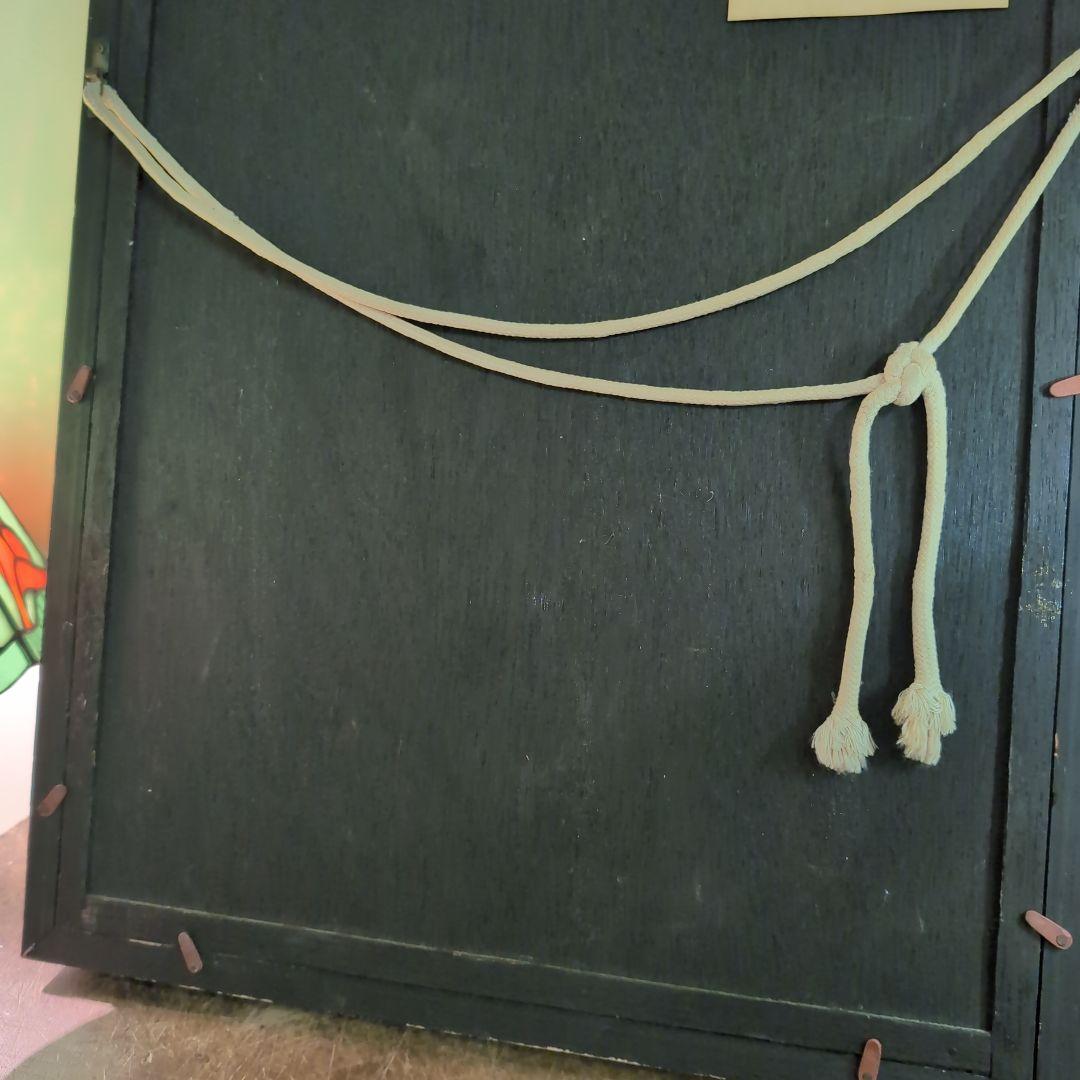 石永皓一郎　人形 金色フレーム 少女人形の肖像　新美術協会会員