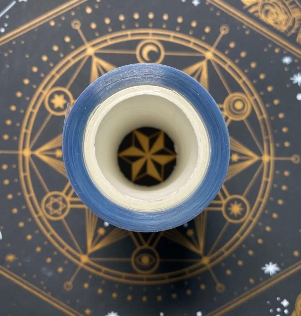 【9200】海外　マステ　中古巻　貝殻光マスキングテープ　雨　半透明　装飾系