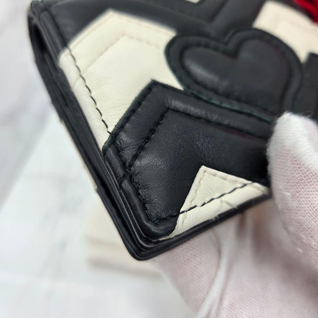 【美品】 GUCCI グッチ 折り財布 財布 GG マーモント キルティング 黒