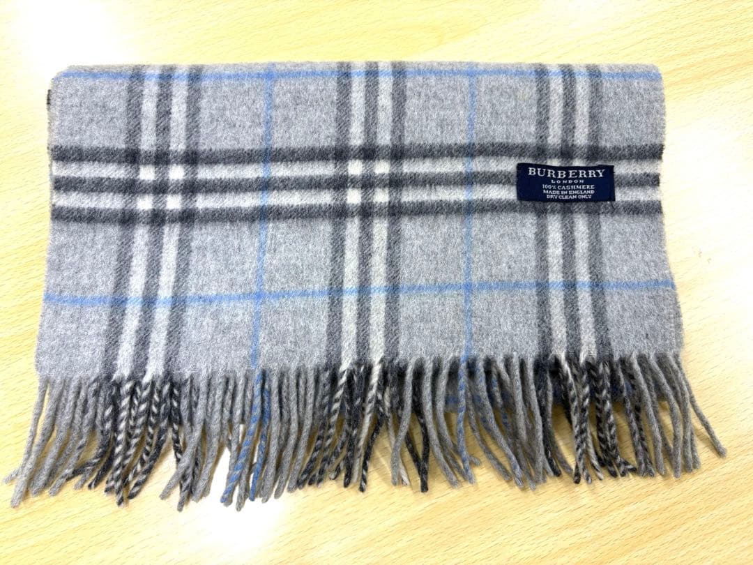 レア美品✨️BURBERRY バーバリー カシミア 100% ノバチェック 英国製