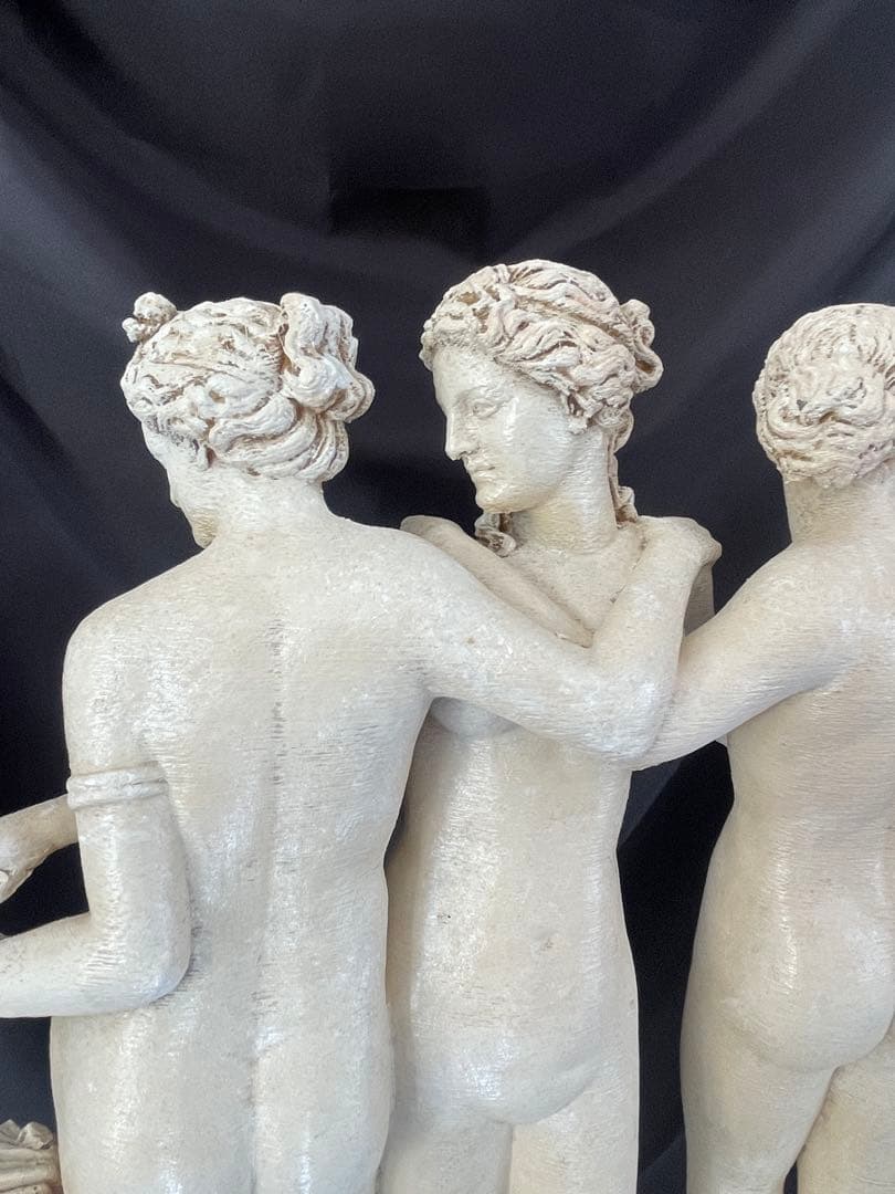 三美神　彫刻。西暦2世紀。高さ47 cm , レプリカ, ローマ神話 ローマ文化