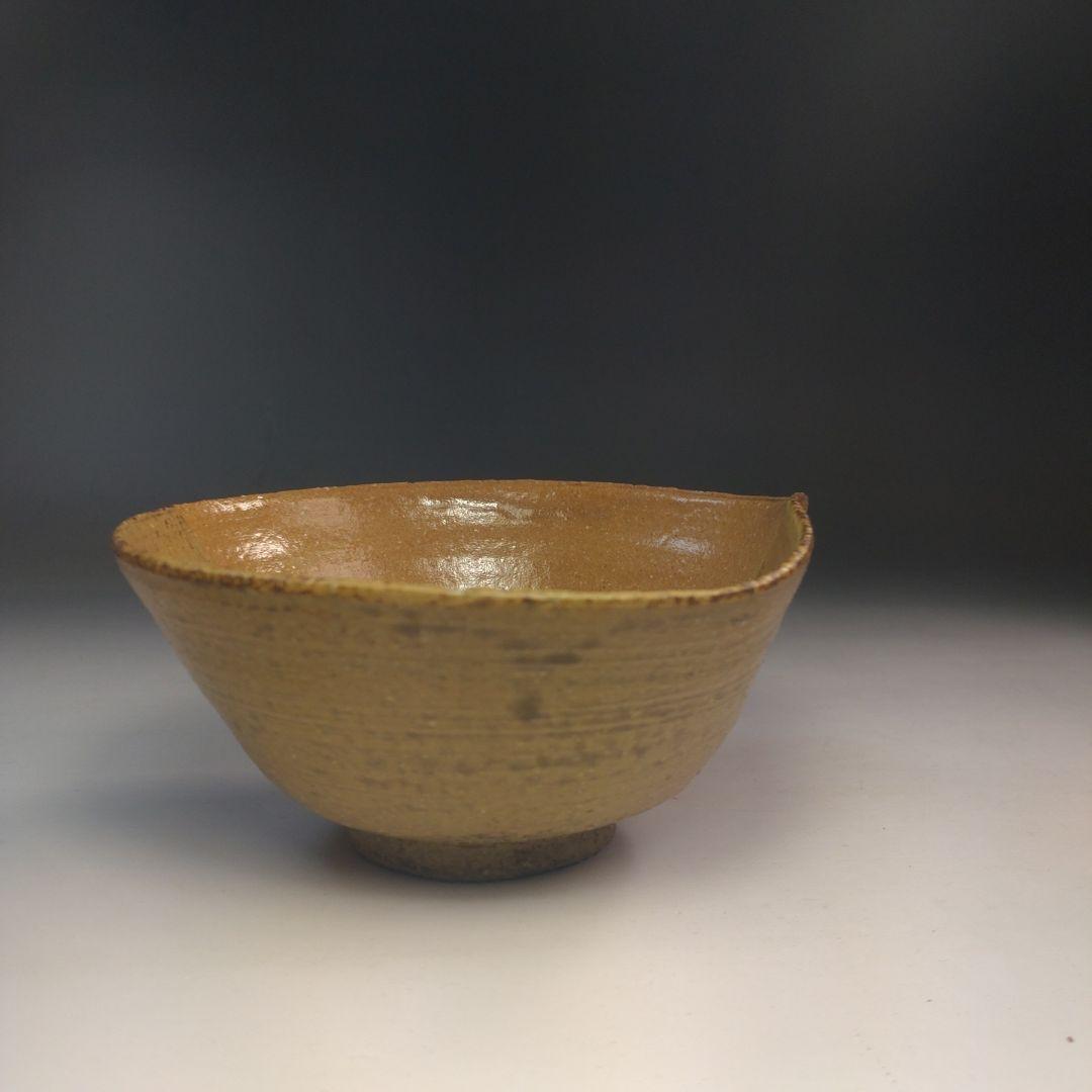 イ283 茶碗『菁光窯 利岡清光』『伊羅保茶碗　共箱』抹茶碗　茶道具