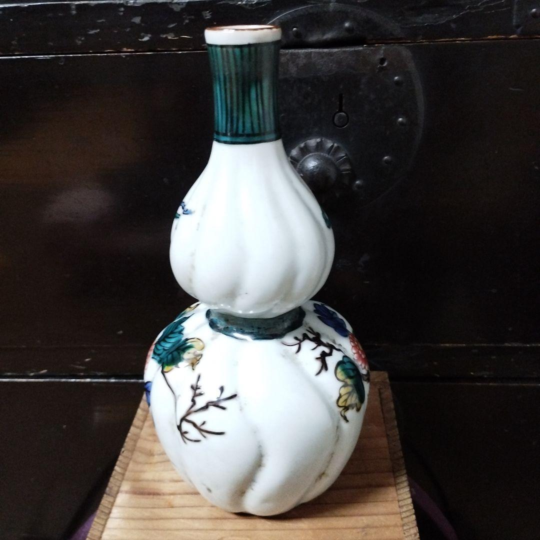 古九谷　花瓶　骨董品　アンティーク
