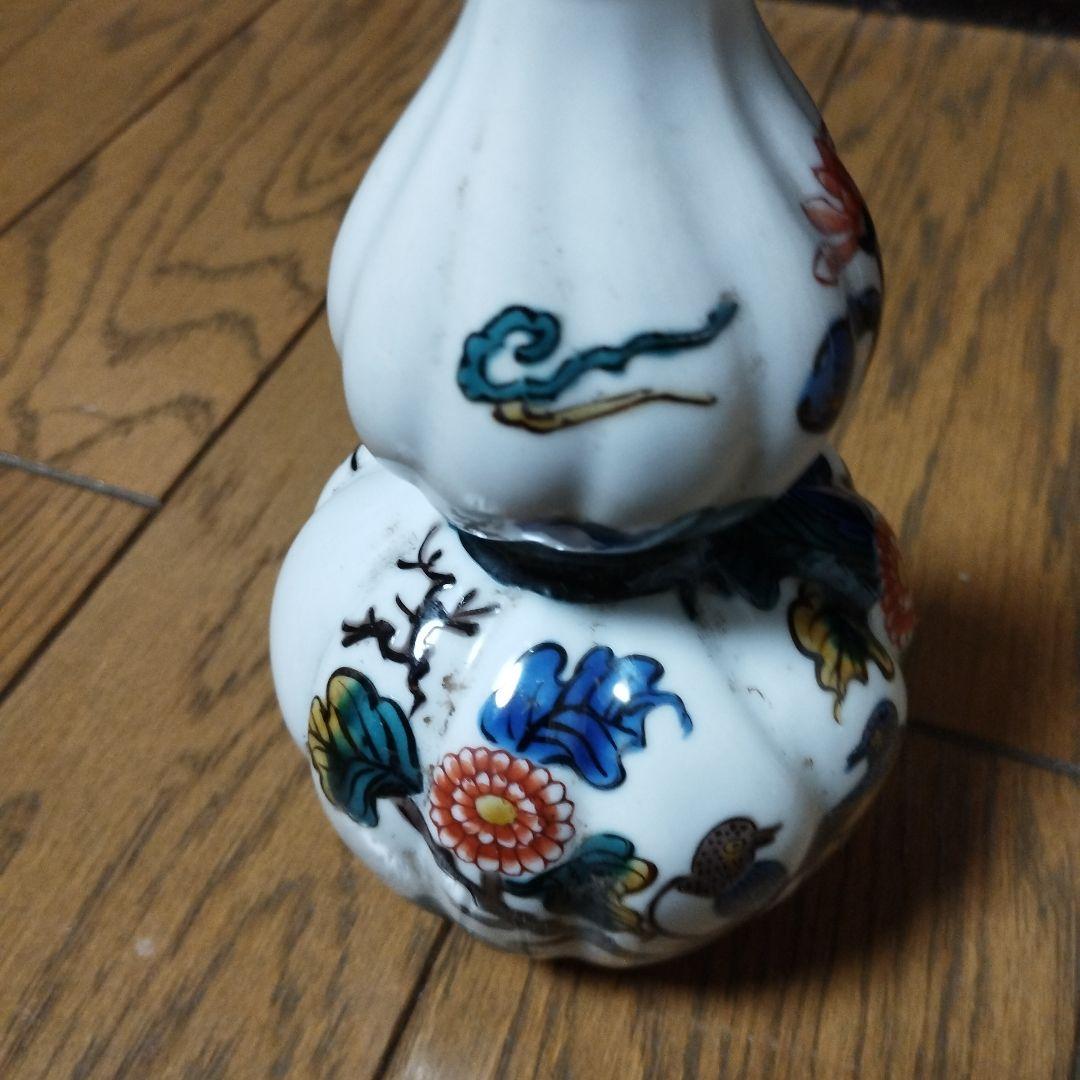 古九谷　花瓶　骨董品　アンティーク