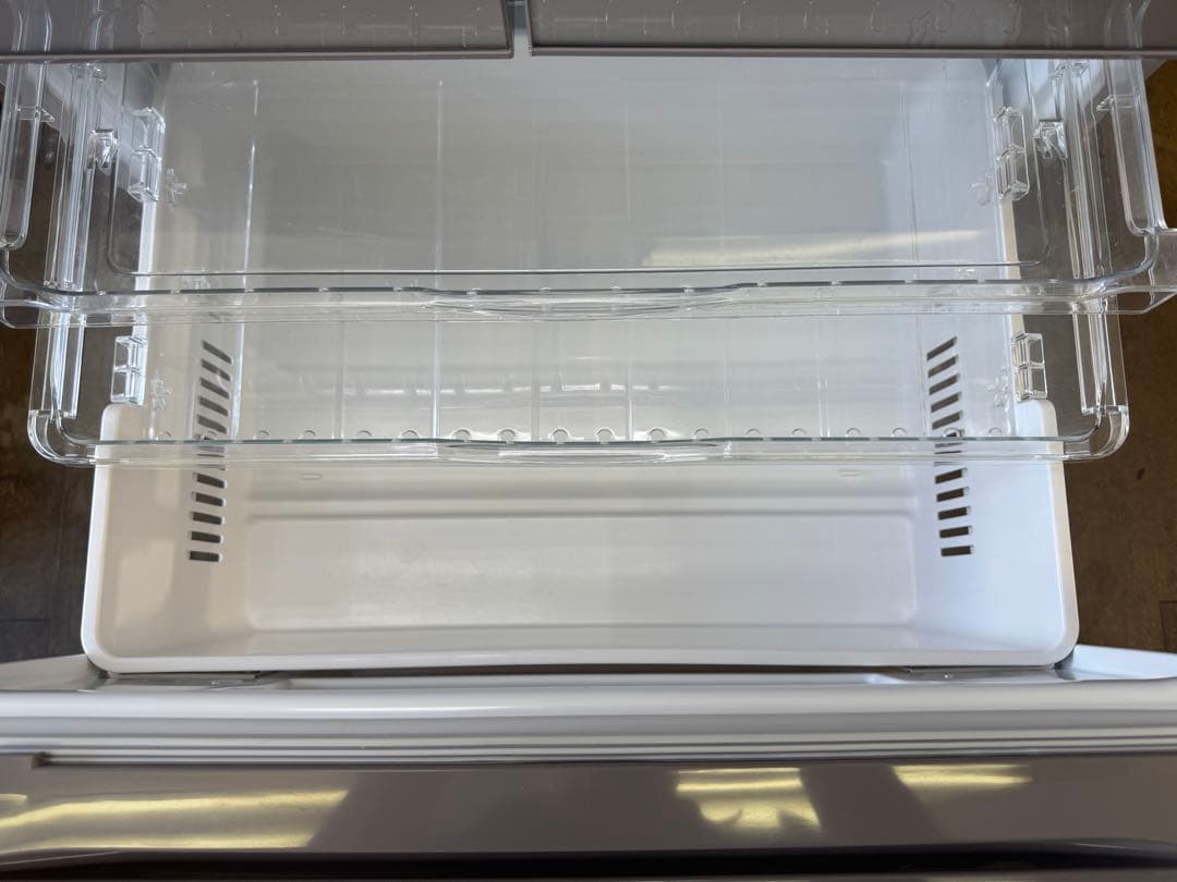 F058 HITACHI 大型冷蔵庫　観音開き　430L 自動製氷