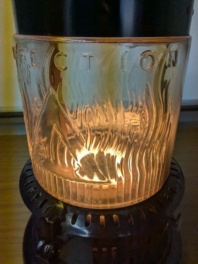 PERFECTION　パーフェクション　石油ストーブ500型　替芯付USAガラス