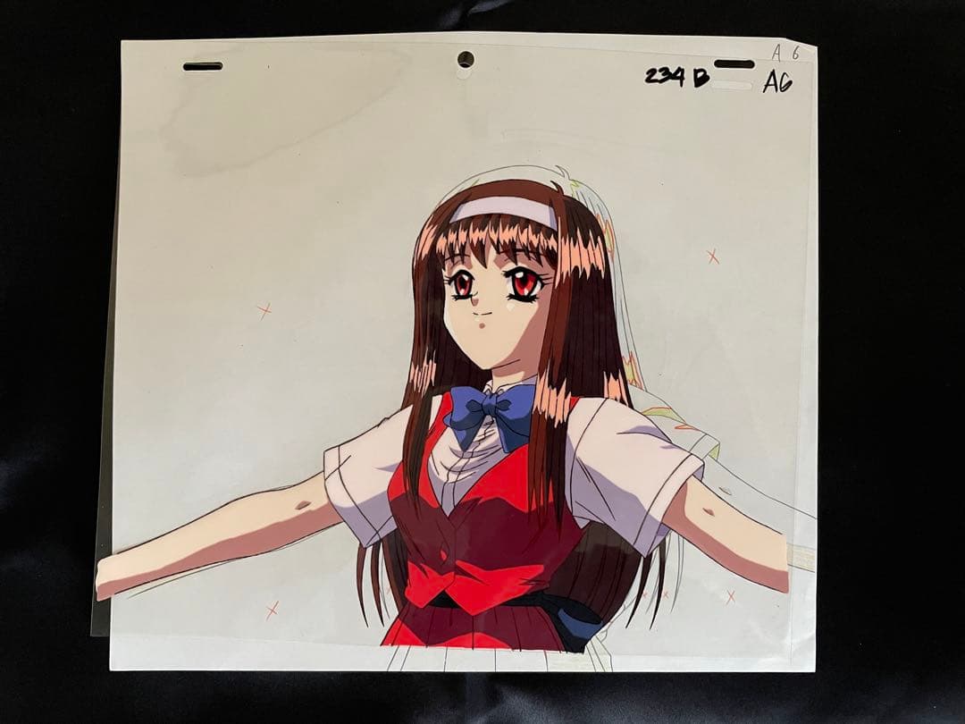 レア 美品 下級生 セル画 2枚 ( ゲーム アニメ elf エルフ 結城瑞穂)