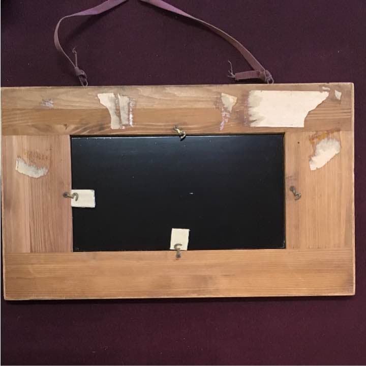 お部屋のインテリアに 牡丹の図 漆絵額 睦二作 新潟市の工芸作家