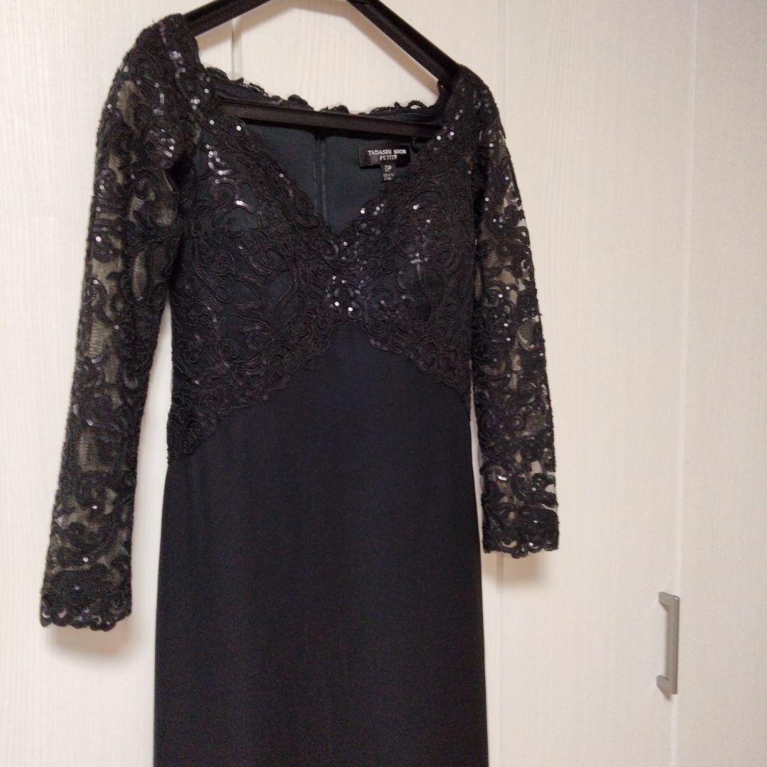 m*a様 TADASHI SHOJI 黒 ドレス サイズ0P ワンピース