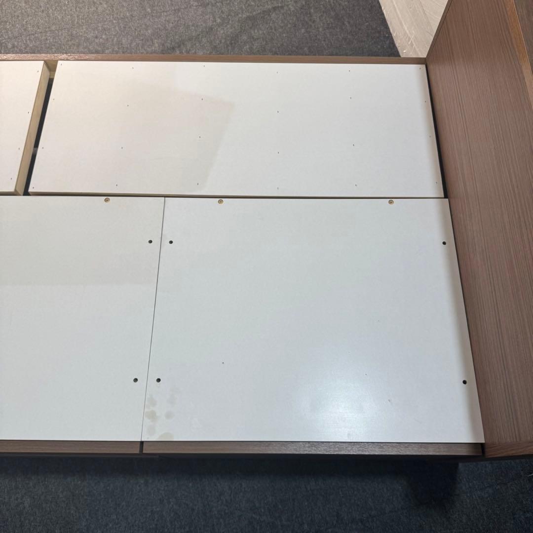 ニトリ シングル ベッドフレーム ジオチェスト 収納 格安 d4327