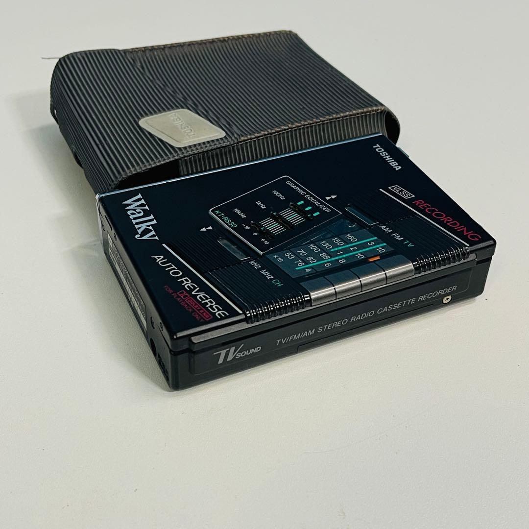 TOSHIBA 東芝Walky KT-RS30 カセットプレーヤー ケース付き