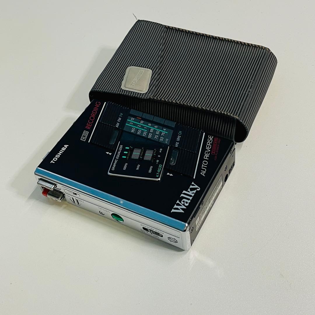 TOSHIBA 東芝Walky KT-RS30 カセットプレーヤー ケース付き