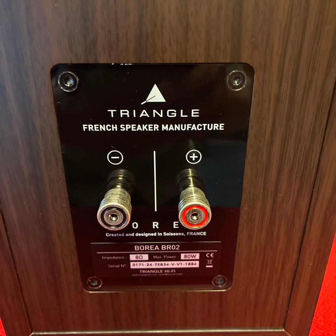 【完動美品】TRIANGLE Borea BR02 スピーカー　ペアWALNUT