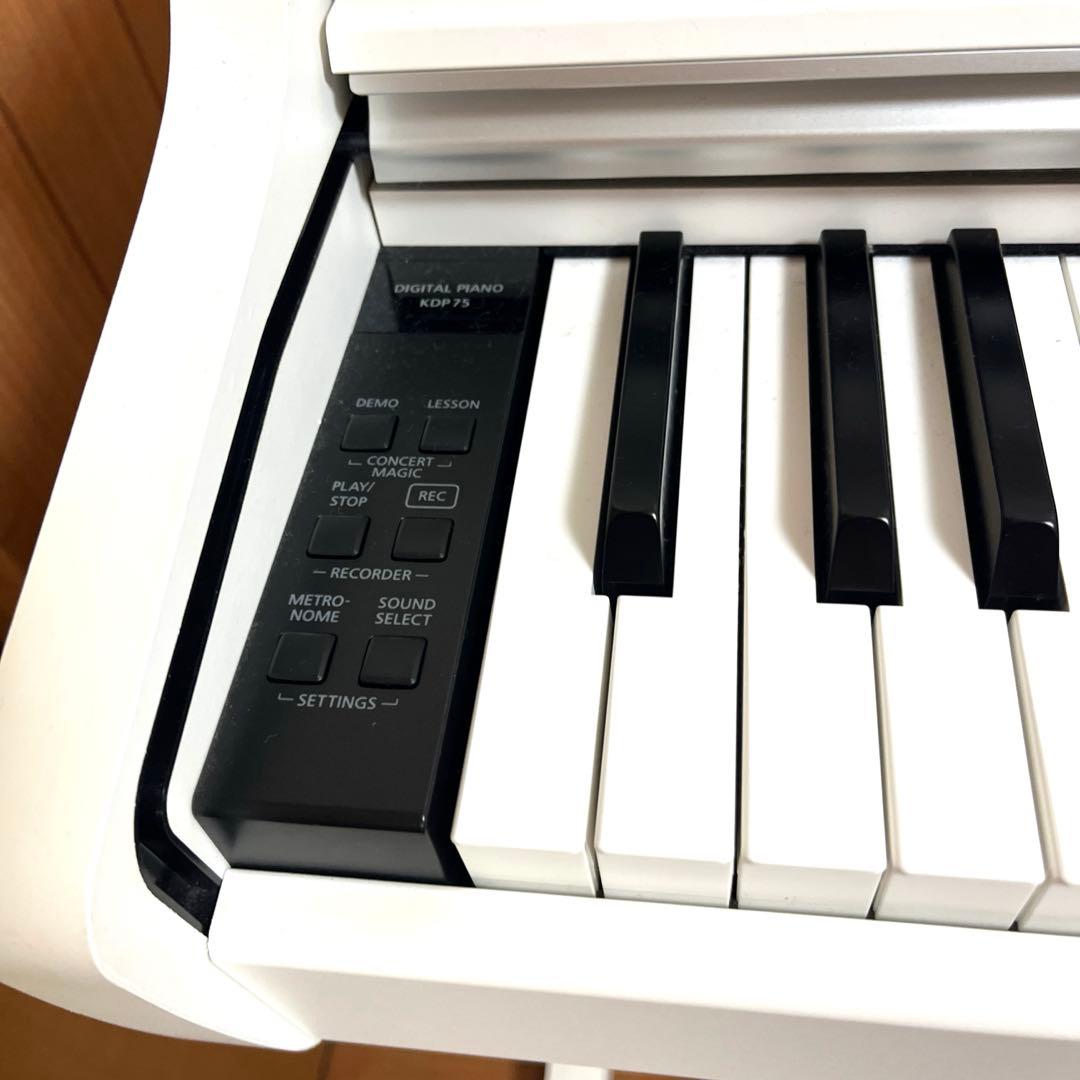 KAWAI カワイ　電子ピアノ ホワイト 椅子付き
