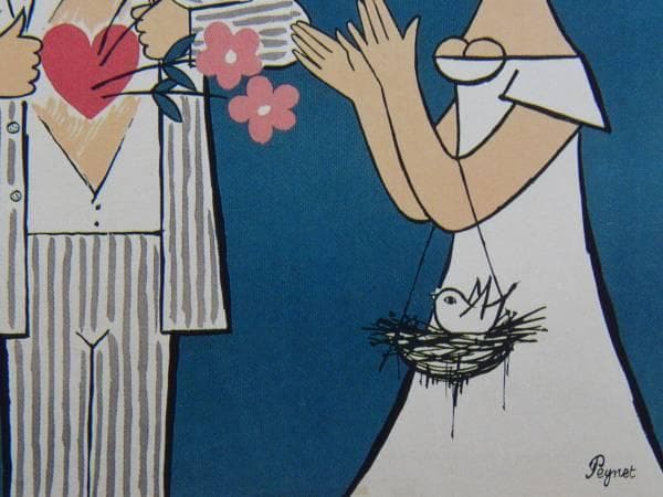 レイモン・ペイネ、L、希少画集画、状態良好、新品高級額装付