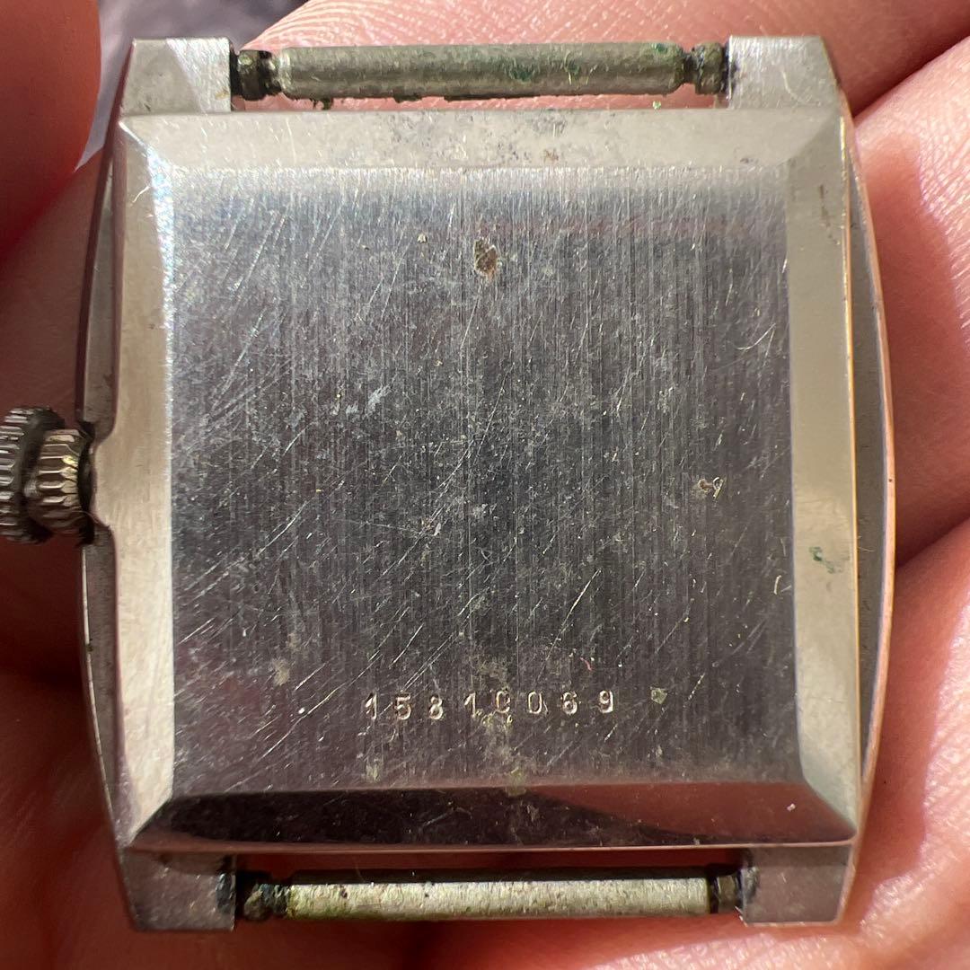 【稼働ok】ロンジン　アンティーク　スクエア　手巻き