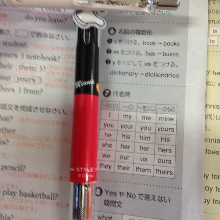 ミッキーのボールペン