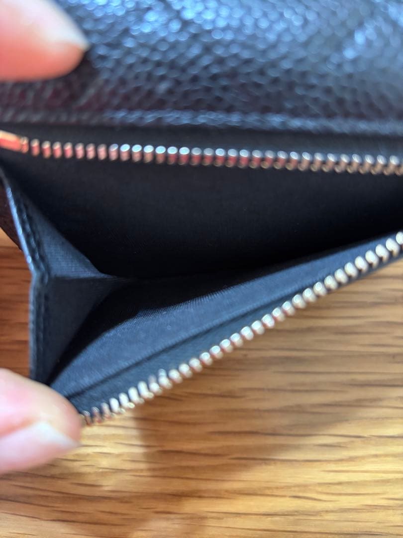 CHANEL キャビアスキン　マトラッセ 財布