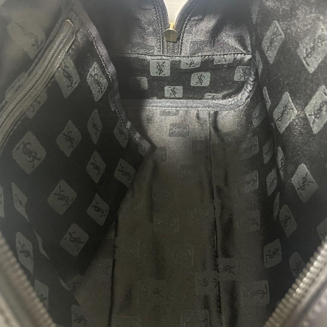 YSL サンローラン ミニボストン カサンドラ エンボス ヴィンテージ バッグ