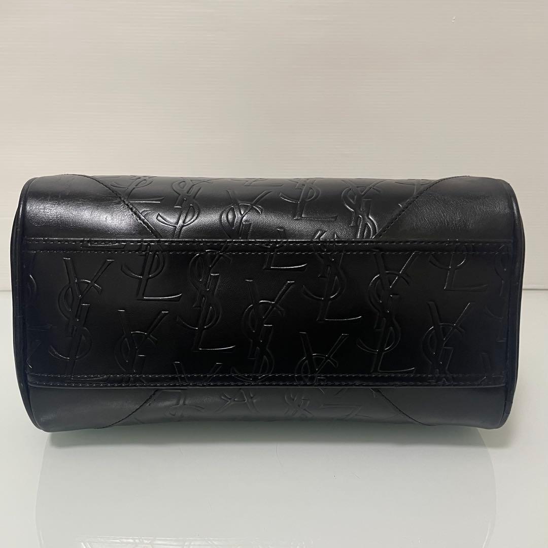 YSL サンローラン ミニボストン カサンドラ エンボス ヴィンテージ バッグ