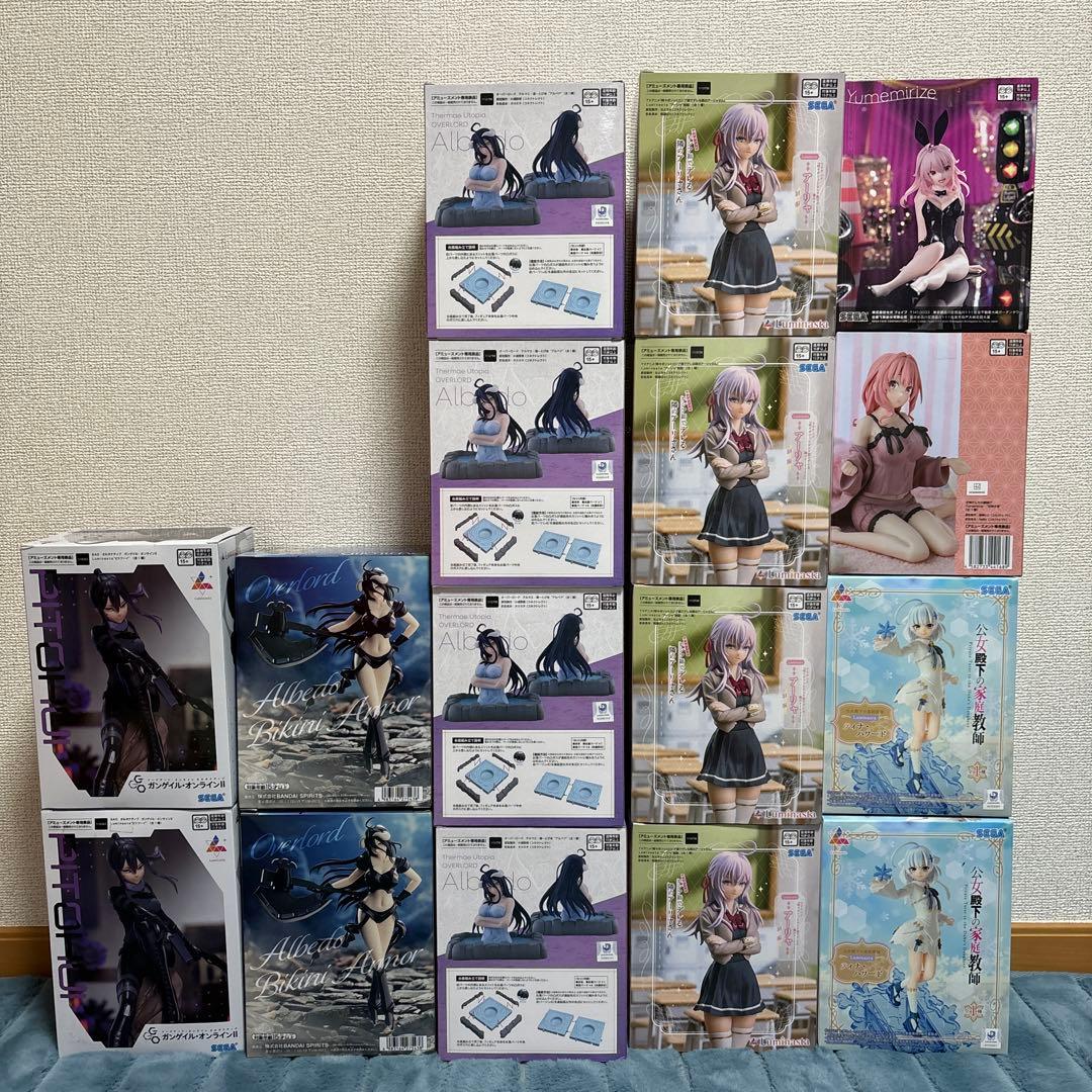 激安プライズ美少女フィギュア16体まとめ売り アルベド　アーリャ等