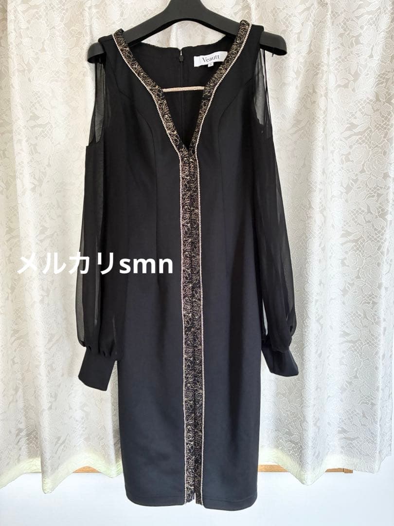 新品　veautt ドレス　S angelr ブラック　シュガー