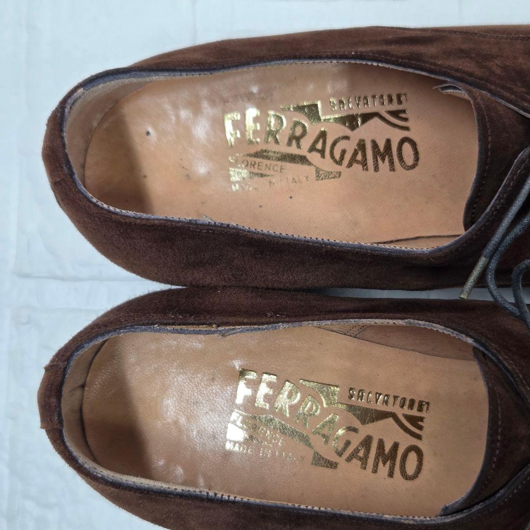 【極美品 キーパー付】FERRAGAMO Uチップ 6.5E(24.5cm)