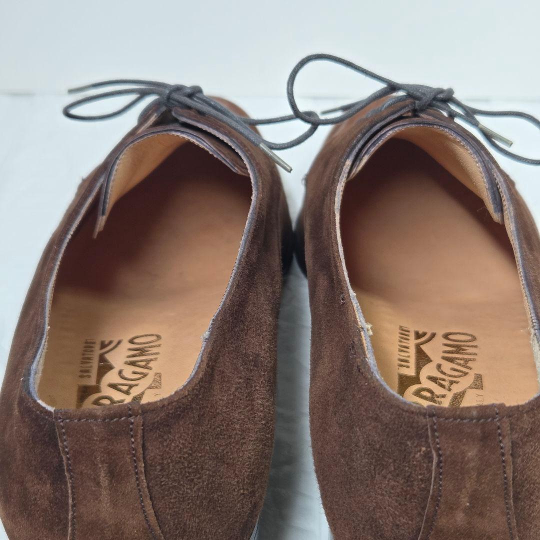 【極美品 キーパー付】FERRAGAMO Uチップ 6.5E(24.5cm)