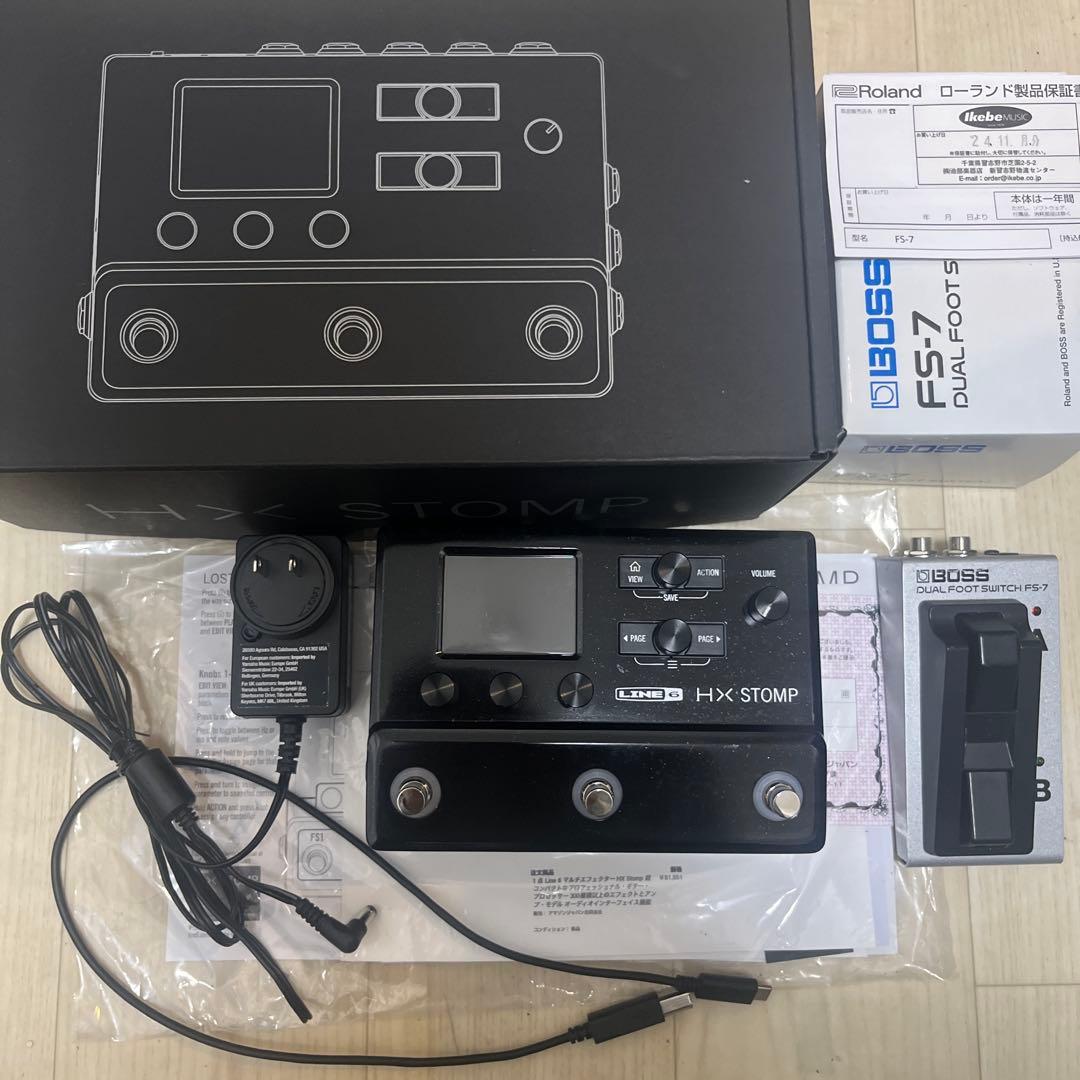 LINE 6 HX STOMP + FS-7 セット