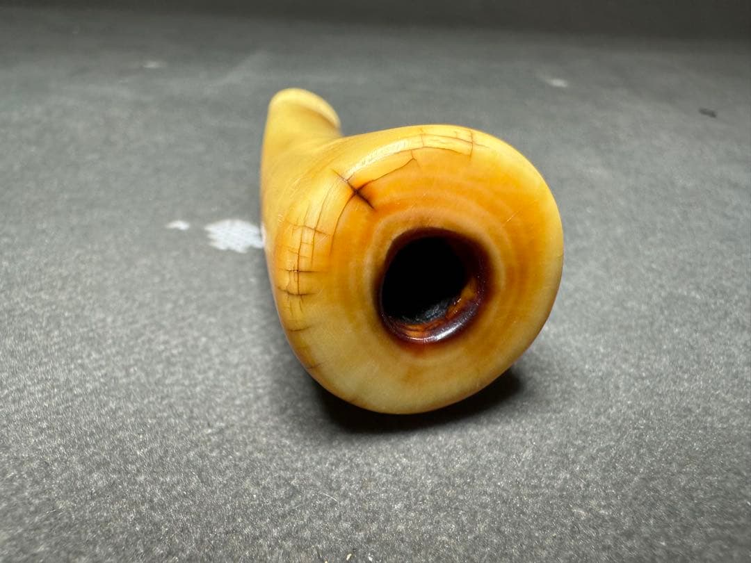 鯨歯　マッコウクジラ　煙管 パイプ　喫煙具天然素材　アンティーク　骨董　古美術品