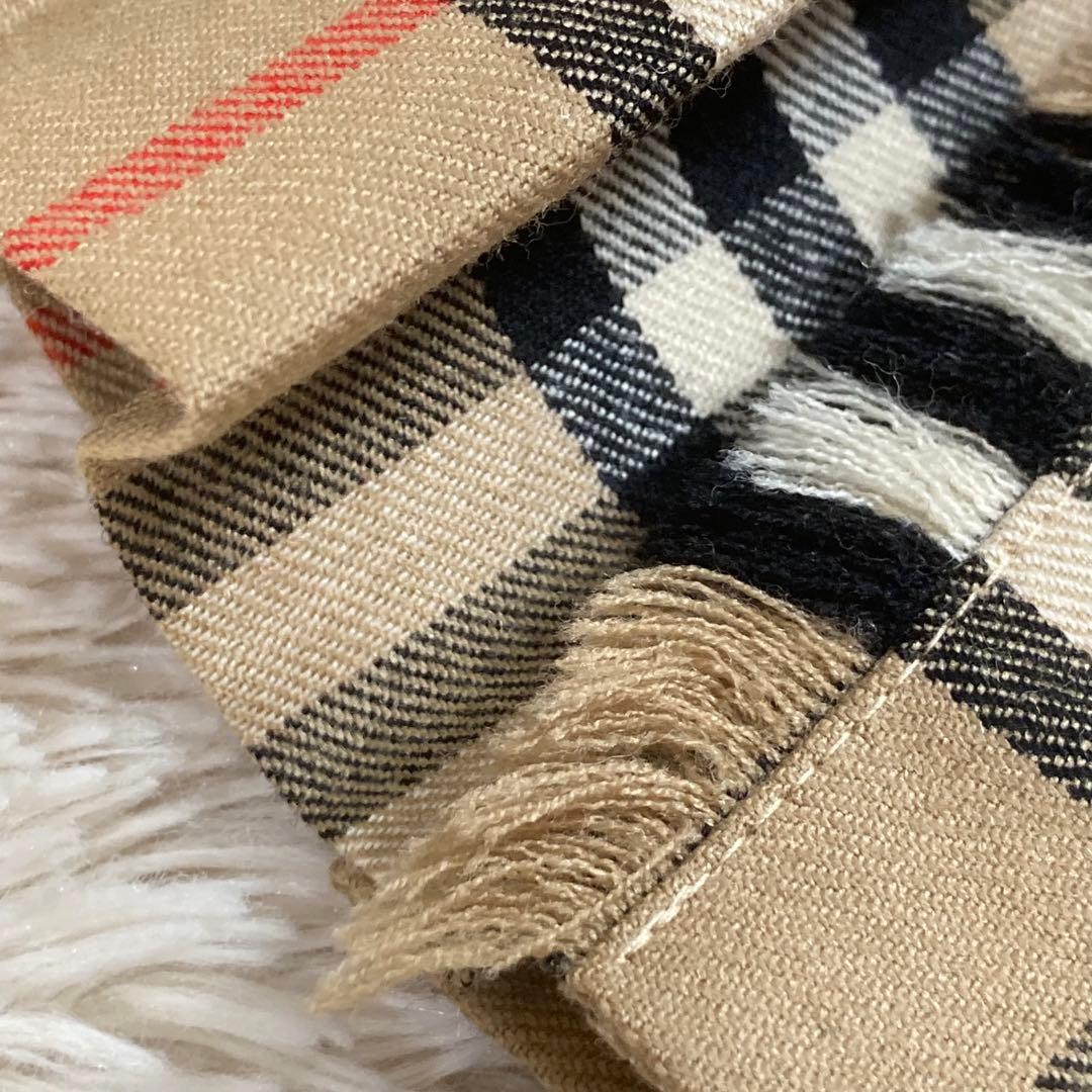 美品 バーバリーズ プリーツ 巻きスカート 2WAYノバチェック スコットランド