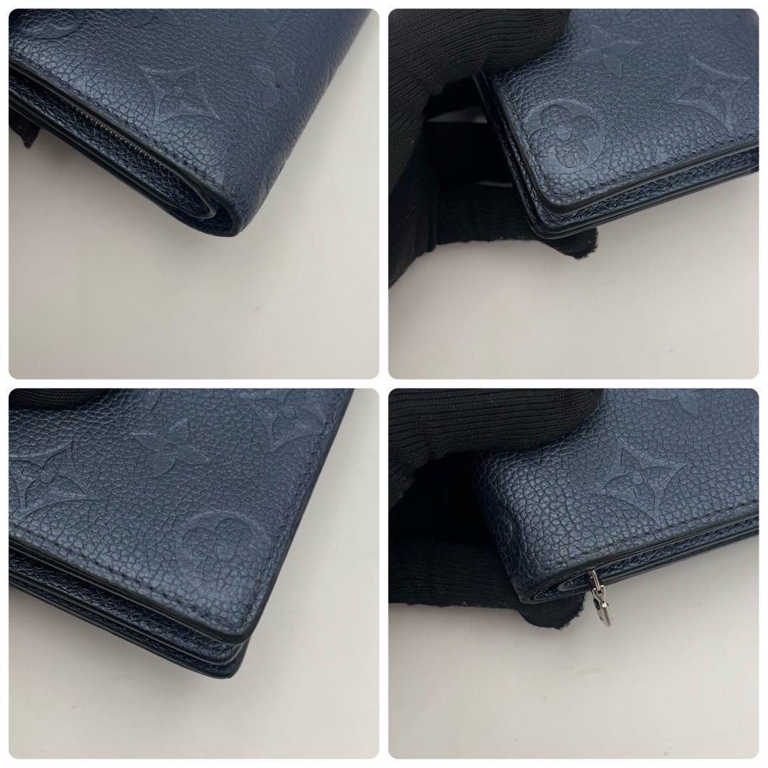 ルイヴィトン ポルトフォイユ クレア アンプラント メタリック