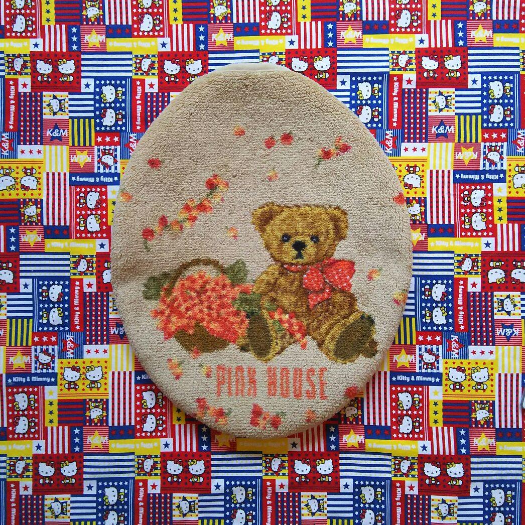 ピンクハウス❤新品未使用トイレマット❤ホルダーカバー❤フタカバー❤3点セット