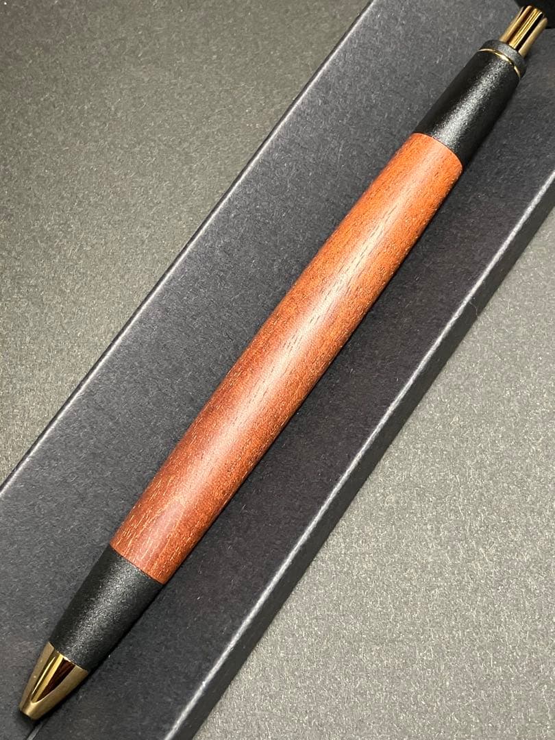 ボナンペン アンティークキューバンマホガニー ボールペン 真鍮金具