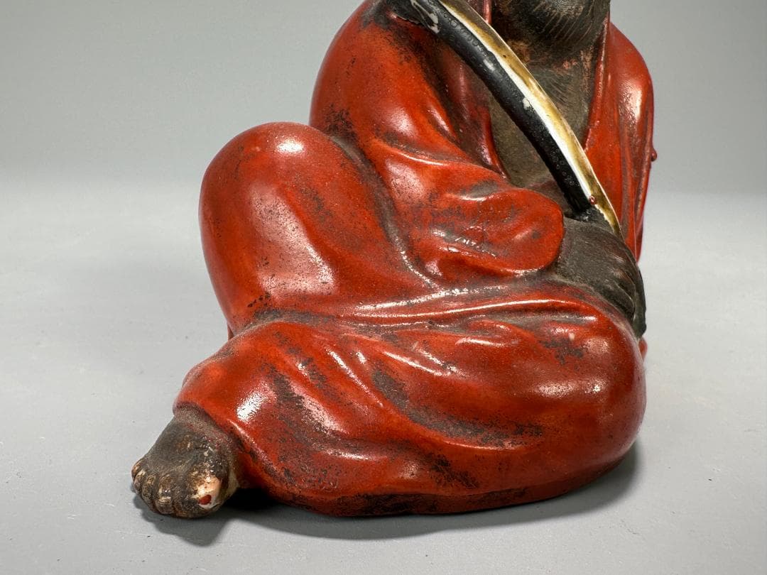 だるま　達磨　焼物　置物　時代　古物