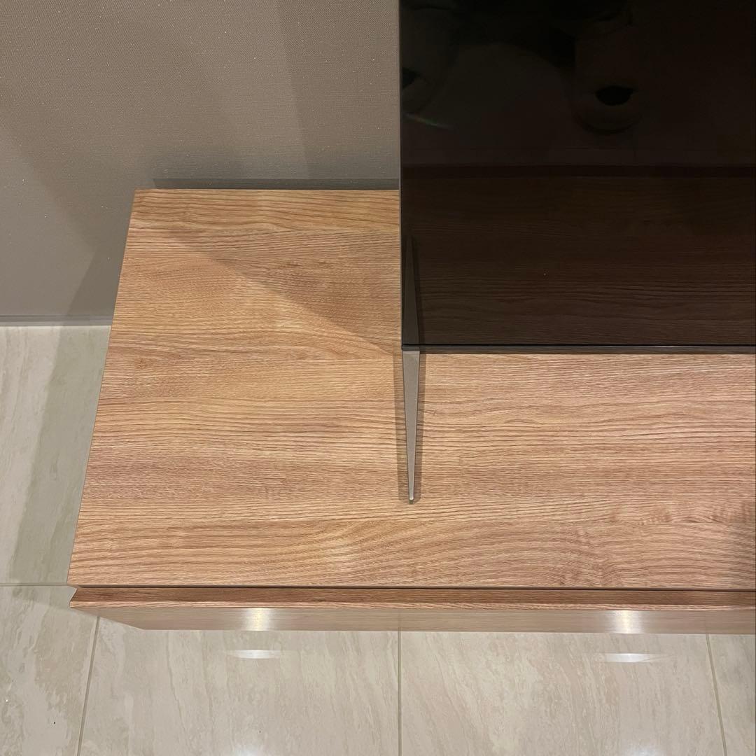 【極美品】lowya テレビボード テレビ台 ナチュラルウッド ロウヤ 210