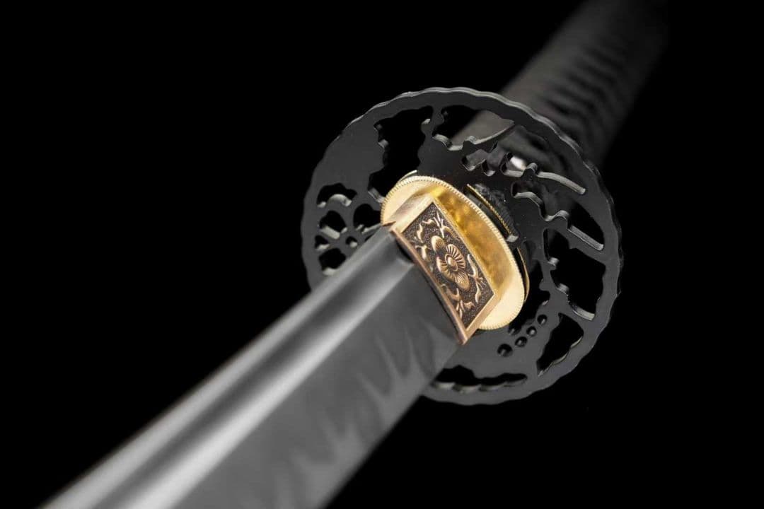 【黒い流星】古兵器 武具 刀装具 日本刀　模造刀 居合刀 武士道 鑑賞用 美術刀