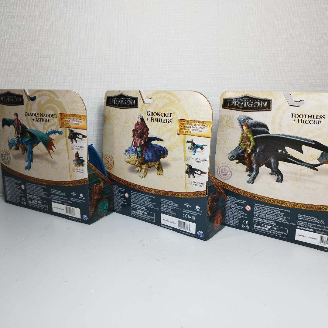 ヒックとドラゴン フィギュア 新品 セット トゥース ナイトフューリ I1Iq