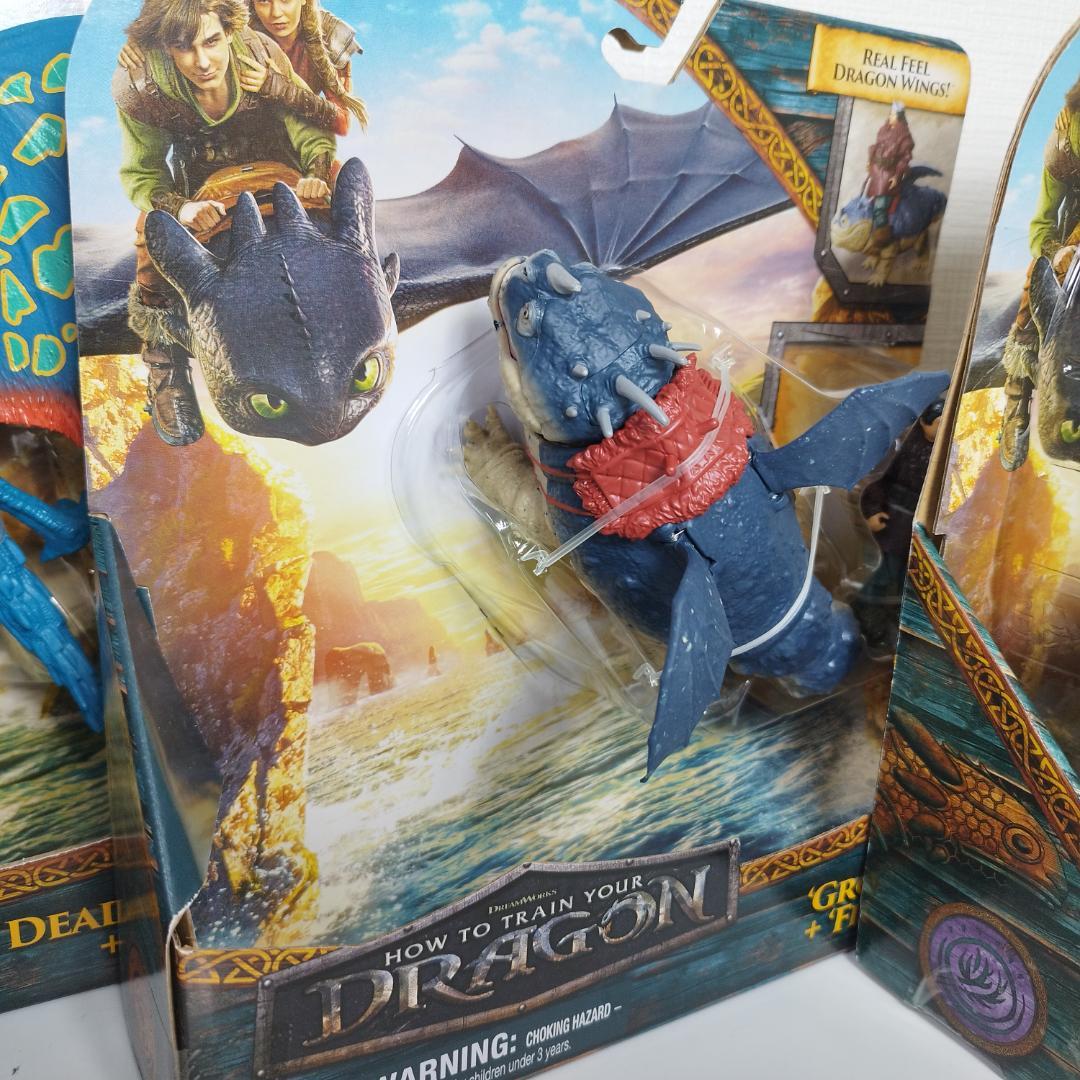 ヒックとドラゴン フィギュア 新品 セット トゥース ナイトフューリ I1Iq